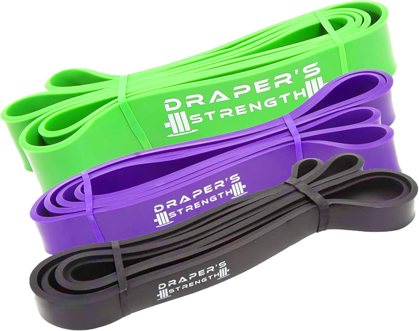 Heavy Duty Resistance Stretch Loop Bands for Powerlifting Workout Exercise and Assisted Pull Ups
