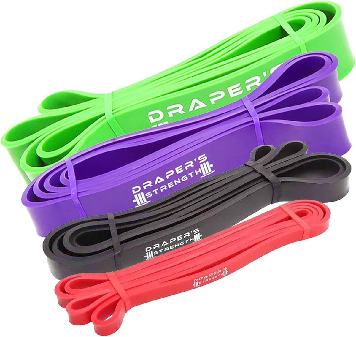 Heavy Duty Resistance Stretch Loop Bands for Powerlifting Workout Exercise and Assisted Pull Ups
