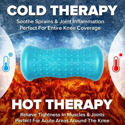 Massage Ball Set (4 Piece) - Plantar Fasciitis Relief Foot Pain Hot Cold Therapy - Heel Spur, Sore Muscle, Trigger Point, Back, Arm, Neck, Shoulder, Leg Circulation Roller