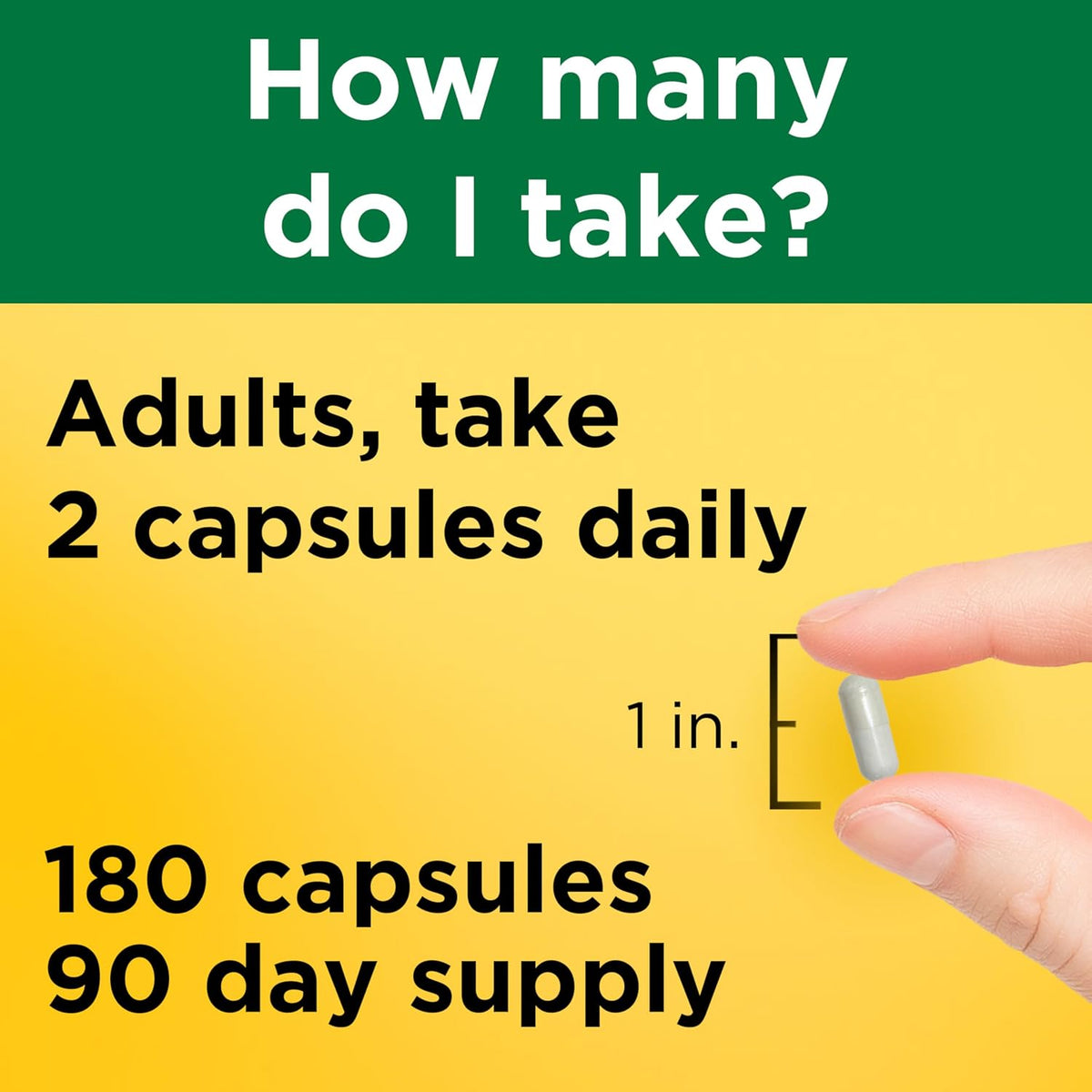 Nature Made Magnesium Glycinate 200 mg per Serving, 60 Capsules