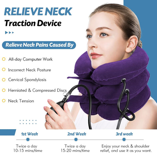 Neck Stretcher, Neck Traction Device for Instant Neck Pain Relief