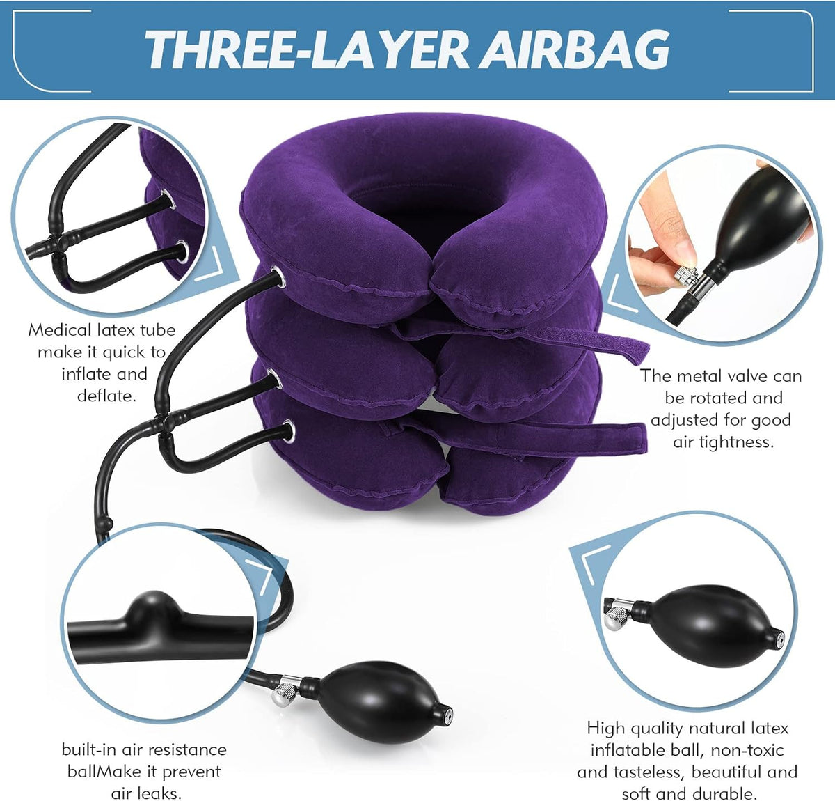 Neck Stretcher, Neck Traction Device for Instant Neck Pain Relief