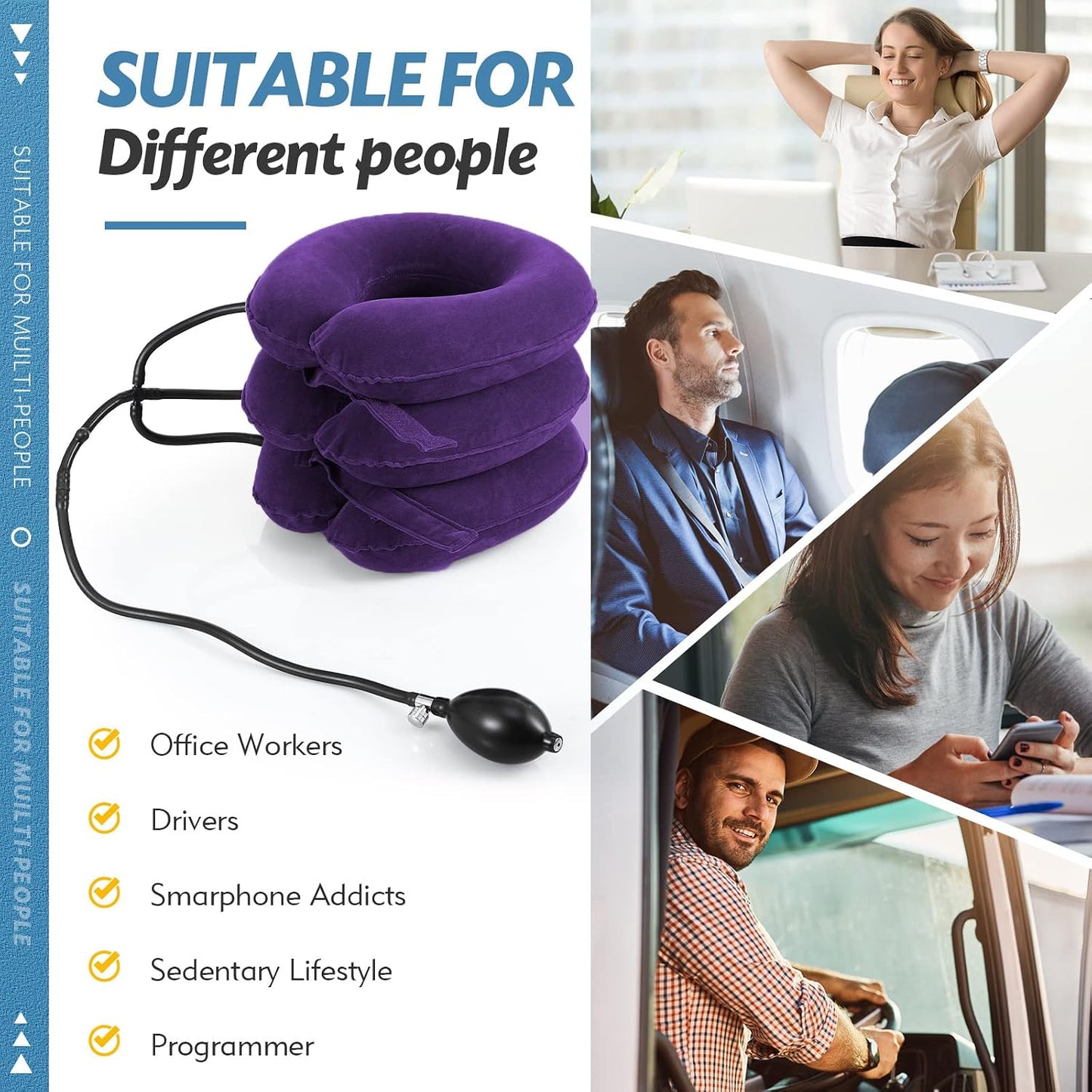 Neck Stretcher, Neck Traction Device for Instant Neck Pain Relief