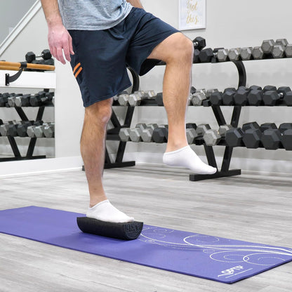 AXIS Firm Density Foam Roller – Round, Black, 36" x 6" | High density foam roller for heavy use, physical therapy, yoga, Pilates, fitness exercise & sports training, smooth surface