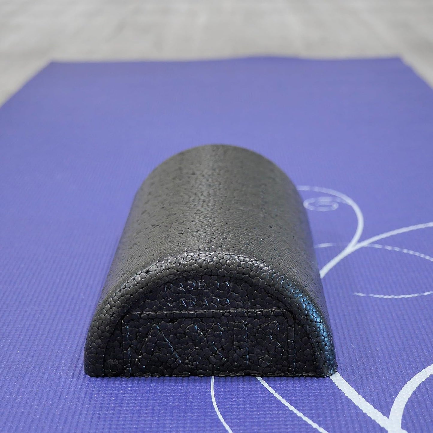 AXIS Firm Density Foam Roller – Round, Black, 36" x 6" | High density foam roller for heavy use, physical therapy, yoga, Pilates, fitness exercise & sports training, smooth surface