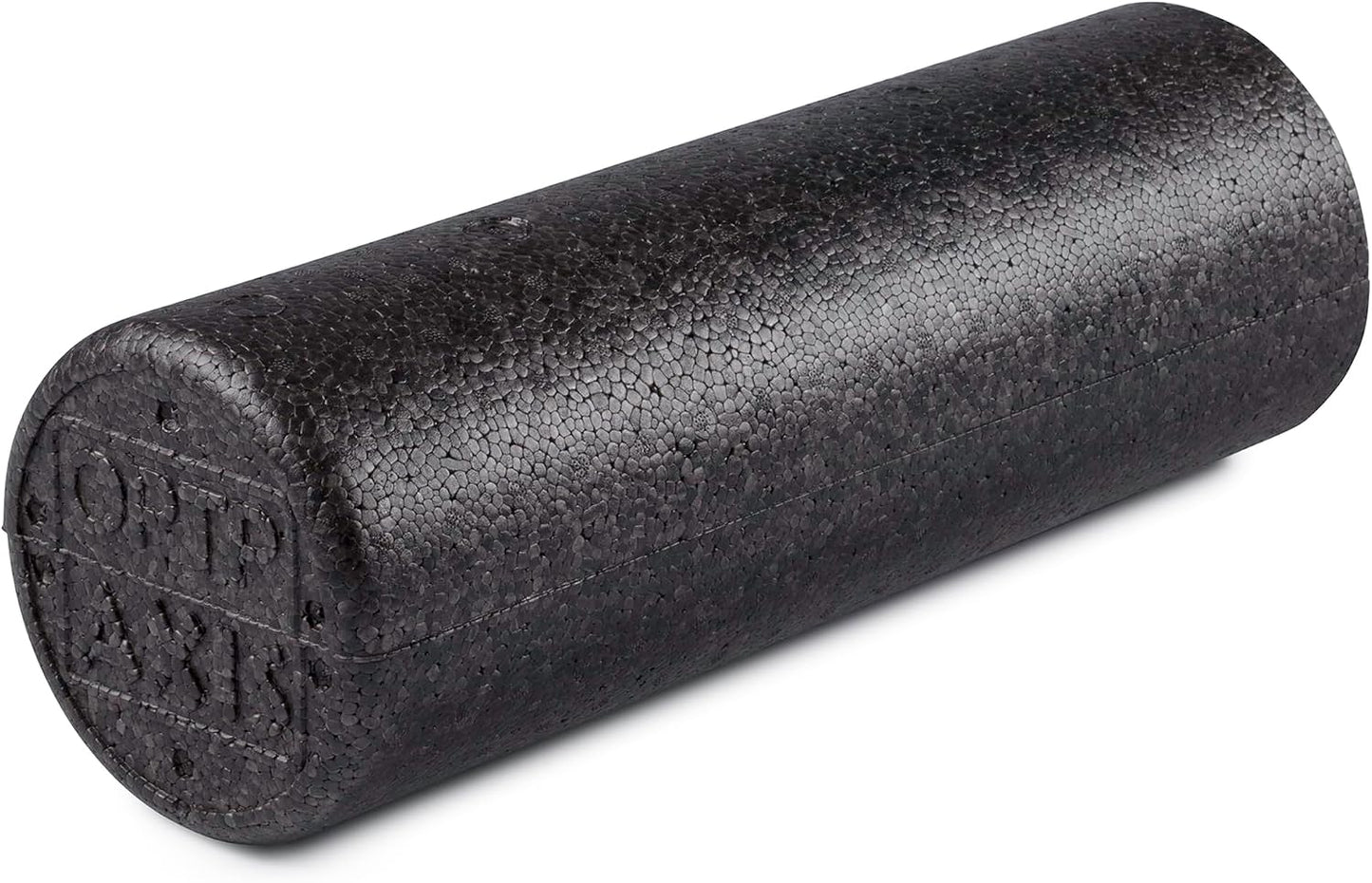 AXIS Firm Density Foam Roller – Round, Black, 36" x 6" | High density foam roller for heavy use, physical therapy, yoga, Pilates, fitness exercise & sports training, smooth surface