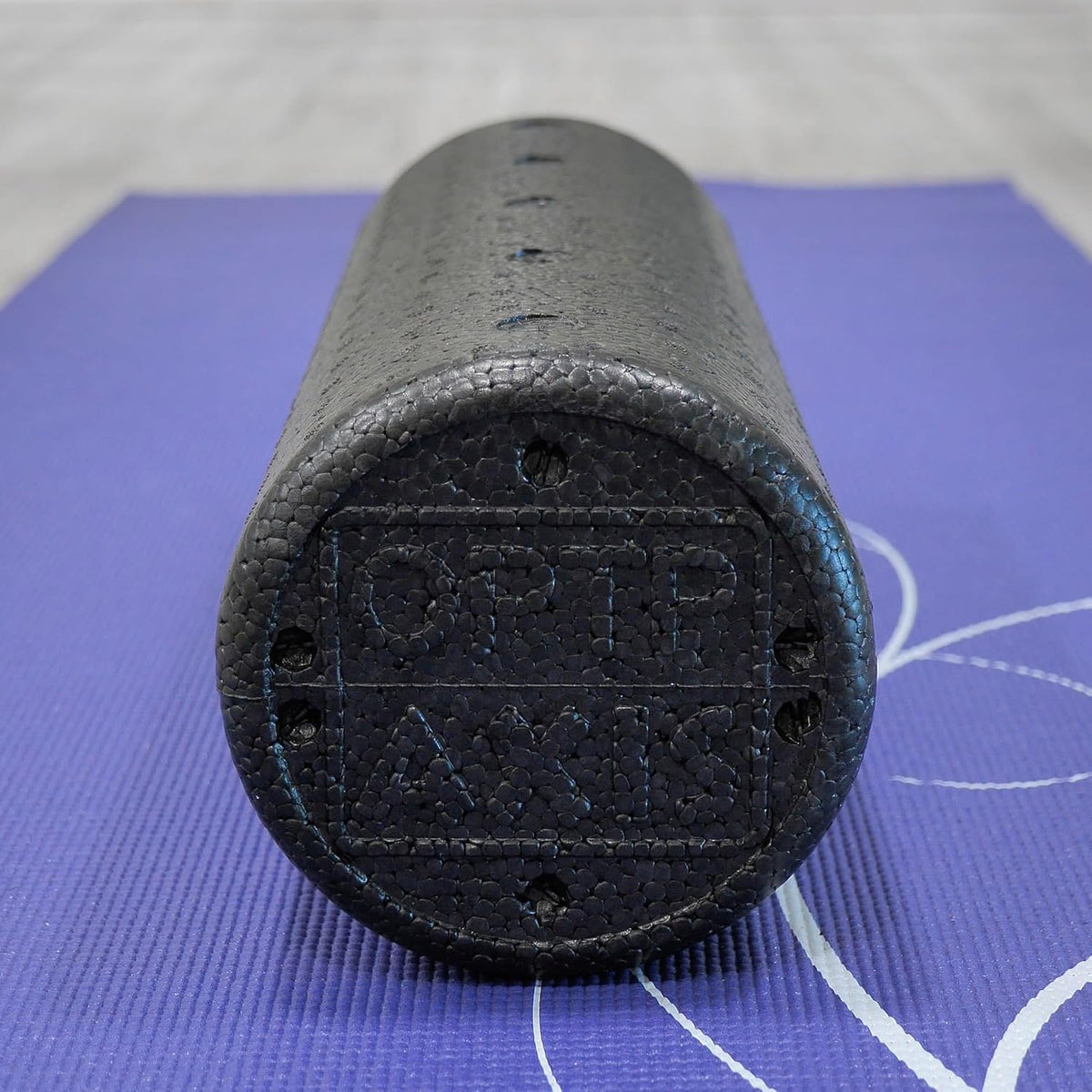 AXIS Firm Density Foam Roller – Round, Black, 36" x 6" | High density foam roller for heavy use, physical therapy, yoga, Pilates, fitness exercise & sports training, smooth surface