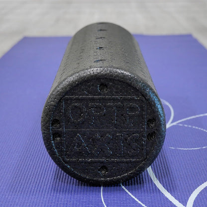 AXIS Firm Density Foam Roller – Round, Black, 36" x 6" | High density foam roller for heavy use, physical therapy, yoga, Pilates, fitness exercise & sports training, smooth surface