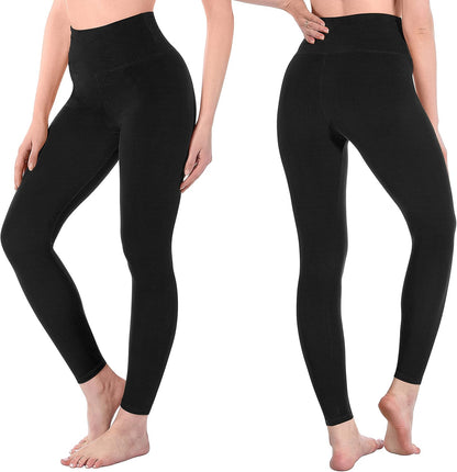 High Waisted Leggings for Women - Full Length Capri Buttery Soft Yoga Pants for Workout Athletic - Colors A