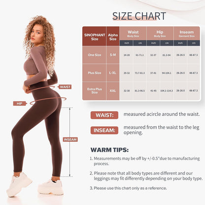 High Waisted Leggings for Women - Full Length Capri Buttery Soft Yoga Pants for Workout Athletic - Colors A