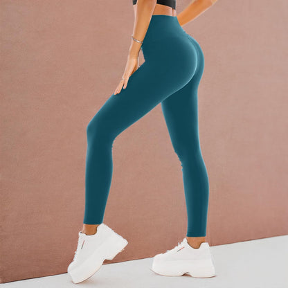 High Waisted Leggings for Women - Full Length Capri Buttery Soft Yoga Pants for Workout Athletic - Colors A