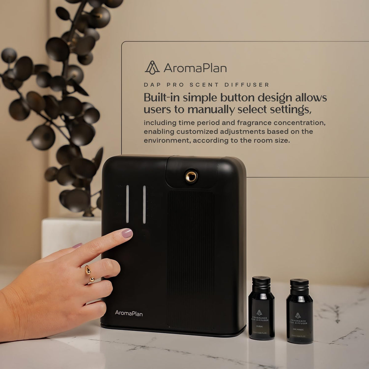 Smart Scent Diffuser Whole House + 2 Scents – 5 Star Hotel, Cold Air