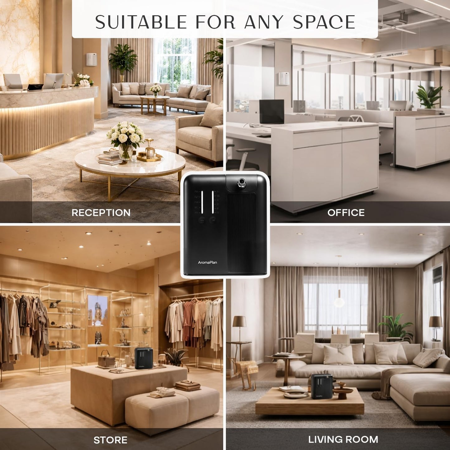 Smart Scent Diffuser Whole House + 2 Scents – 5 Star Hotel, Cold Air