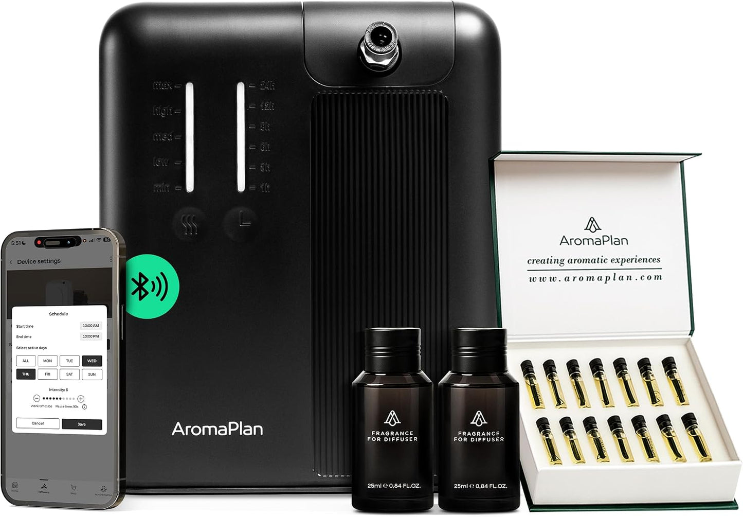 Smart Scent Diffuser Whole House + 2 Scents – 5 Star Hotel, Cold Air