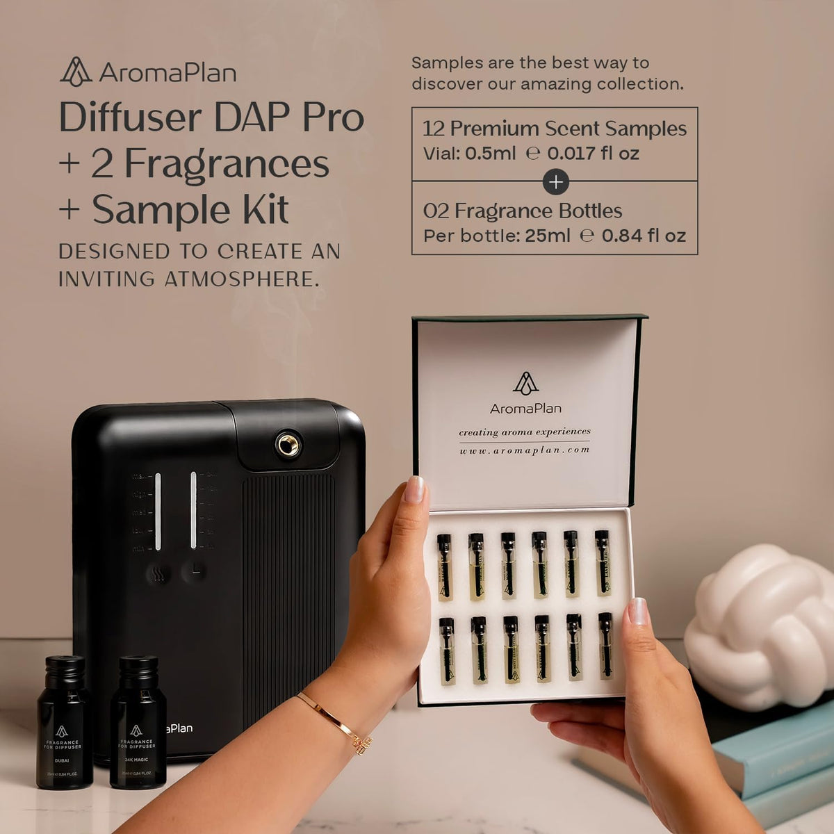 Smart Scent Diffuser Whole House + 2 Scents – 5 Star Hotel, Cold Air