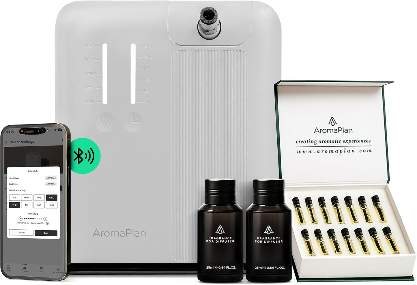 Smart Scent Diffuser Whole House + 2 Scents – 5 Star Hotel, Cold Air