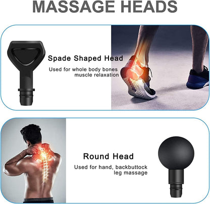 Mebak 3 Massage Gun Heads - Replaceable 7 Different Attachment Heads Set, Original