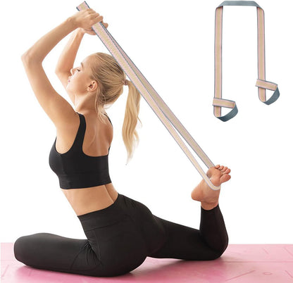 Yoga Mat Strap, Adjustable Durable Yoga Mat Carrier & Stretching Strap, Multiple Color Choices