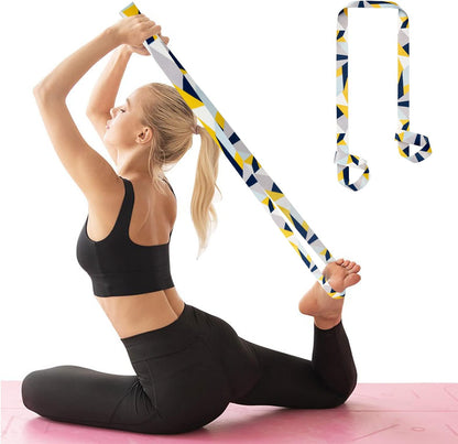 Yoga Mat Strap, Adjustable Durable Yoga Mat Carrier & Stretching Strap, Multiple Color Choices