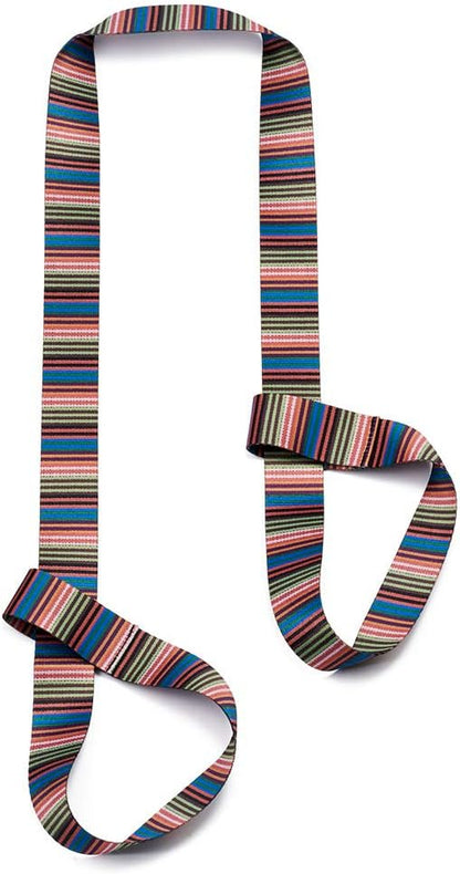 Yoga Mat Strap, Adjustable Durable Yoga Mat Carrier & Stretching Strap, Multiple Color Choices