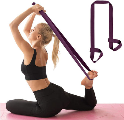 Yoga Mat Strap, Adjustable Durable Yoga Mat Carrier & Stretching Strap, Multiple Color Choices