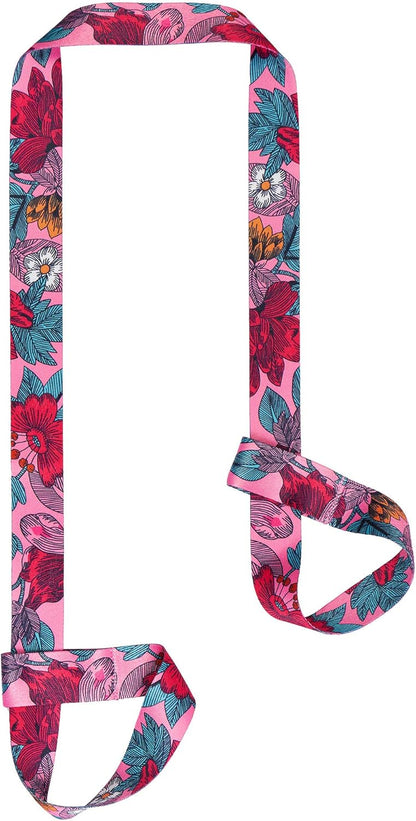 Yoga Mat Strap, Adjustable Durable Yoga Mat Carrier & Stretching Strap, Multiple Color Choices