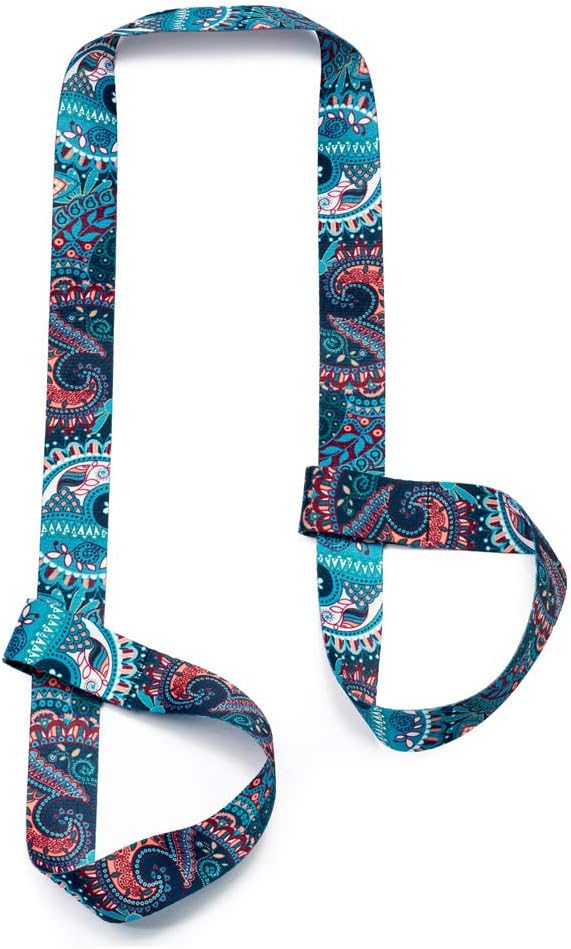 Yoga Mat Strap, Adjustable Durable Yoga Mat Carrier & Stretching Strap, Multiple Color Choices