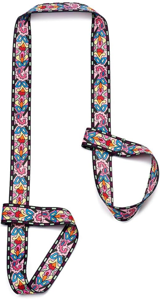 Yoga Mat Strap, Adjustable Durable Yoga Mat Carrier & Stretching Strap, Multiple Color Choices