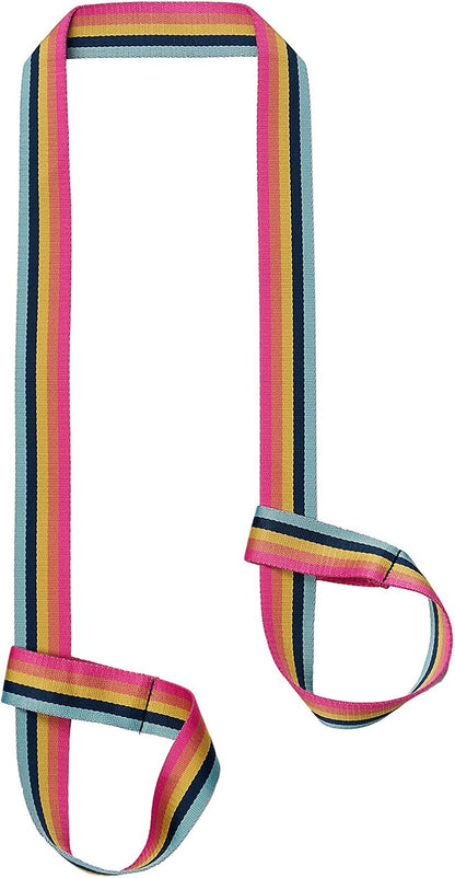 Yoga Mat Strap, Adjustable Durable Yoga Mat Carrier & Stretching Strap, Multiple Color Choices