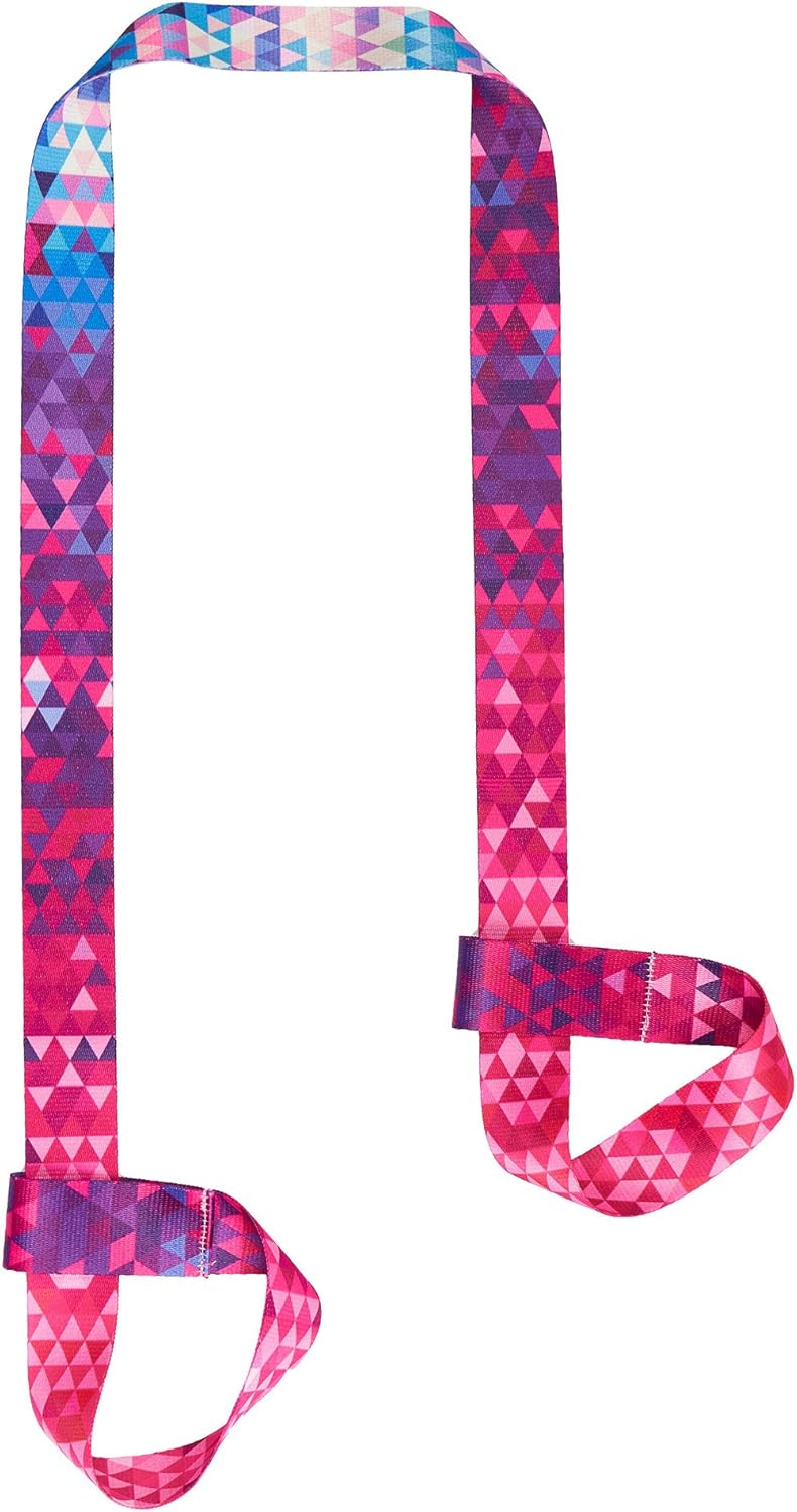 Yoga Mat Strap, Adjustable Durable Yoga Mat Carrier & Stretching Strap, Multiple Color Choices