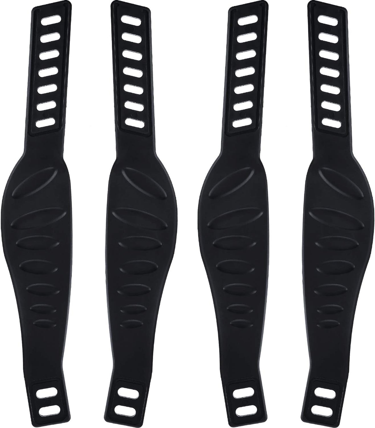 2 Pairs Exercise Bike Pedal Straps, Widened Straps 2.24 x 12.99 in | Adjustable Buckle, Non Slip Grip, for Exercise Cycle Home or Gym, Secure Foot Hold