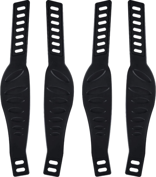 2 Pairs Exercise Bike Pedal Straps, Widened Straps 2.24 x 12.99 in | Adjustable Buckle, Non Slip Grip, for Exercise Cycle Home or Gym, Secure Foot Hold