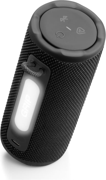 Grip - Compact Bluetooth Speaker with Bold Pro Sound and Ambient Light, up to 14 Hours of Playtime, Water, Dust and Drop-Proof (IP68), & Multi-Speaker Connection with Auracast™ (Pink)