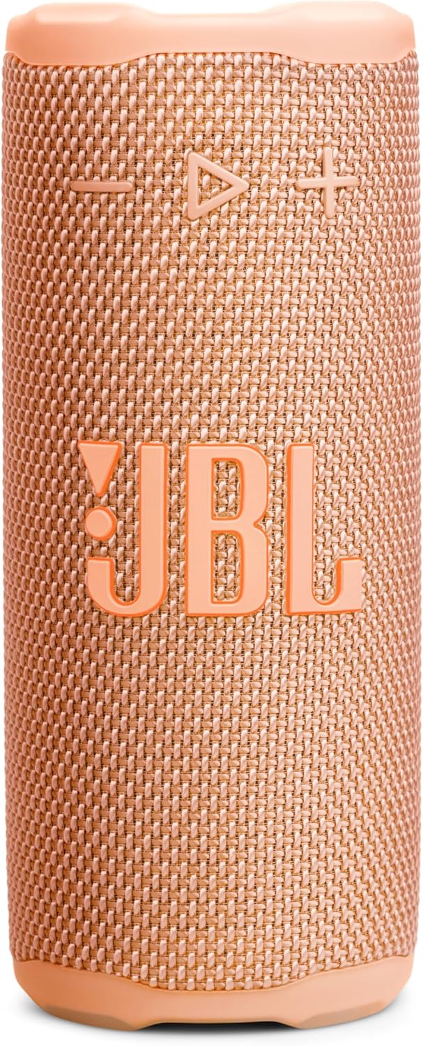 Grip - Compact Bluetooth Speaker with Bold Pro Sound and Ambient Light, up to 14 Hours of Playtime, Water, Dust and Drop-Proof (IP68), & Multi-Speaker Connection with Auracast™ (Pink)