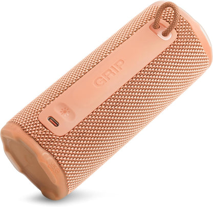 Grip - Compact Bluetooth Speaker with Bold Pro Sound and Ambient Light, up to 14 Hours of Playtime, Water, Dust and Drop-Proof (IP68), & Multi-Speaker Connection with Auracast™ (Pink)
