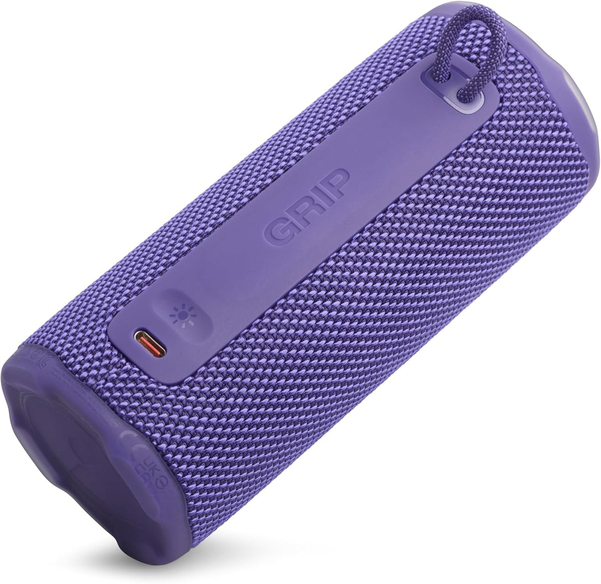 Grip - Compact Bluetooth Speaker with Bold Pro Sound and Ambient Light, up to 14 Hours of Playtime, Water, Dust and Drop-Proof (IP68), & Multi-Speaker Connection with Auracast™ (Pink)