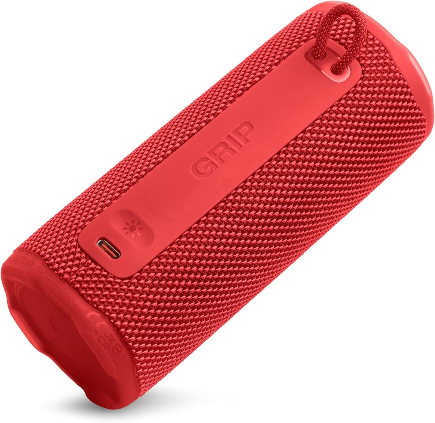Grip - Compact Bluetooth Speaker with Bold Pro Sound and Ambient Light, up to 14 Hours of Playtime, Water, Dust and Drop-Proof (IP68), & Multi-Speaker Connection with Auracast™ (Pink)