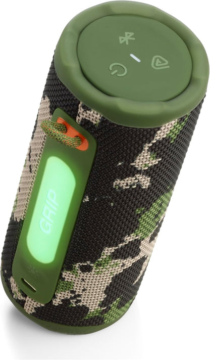 Grip - Compact Bluetooth Speaker with Bold Pro Sound and Ambient Light, up to 14 Hours of Playtime, Water, Dust and Drop-Proof (IP68), & Multi-Speaker Connection with Auracast™ (Pink)