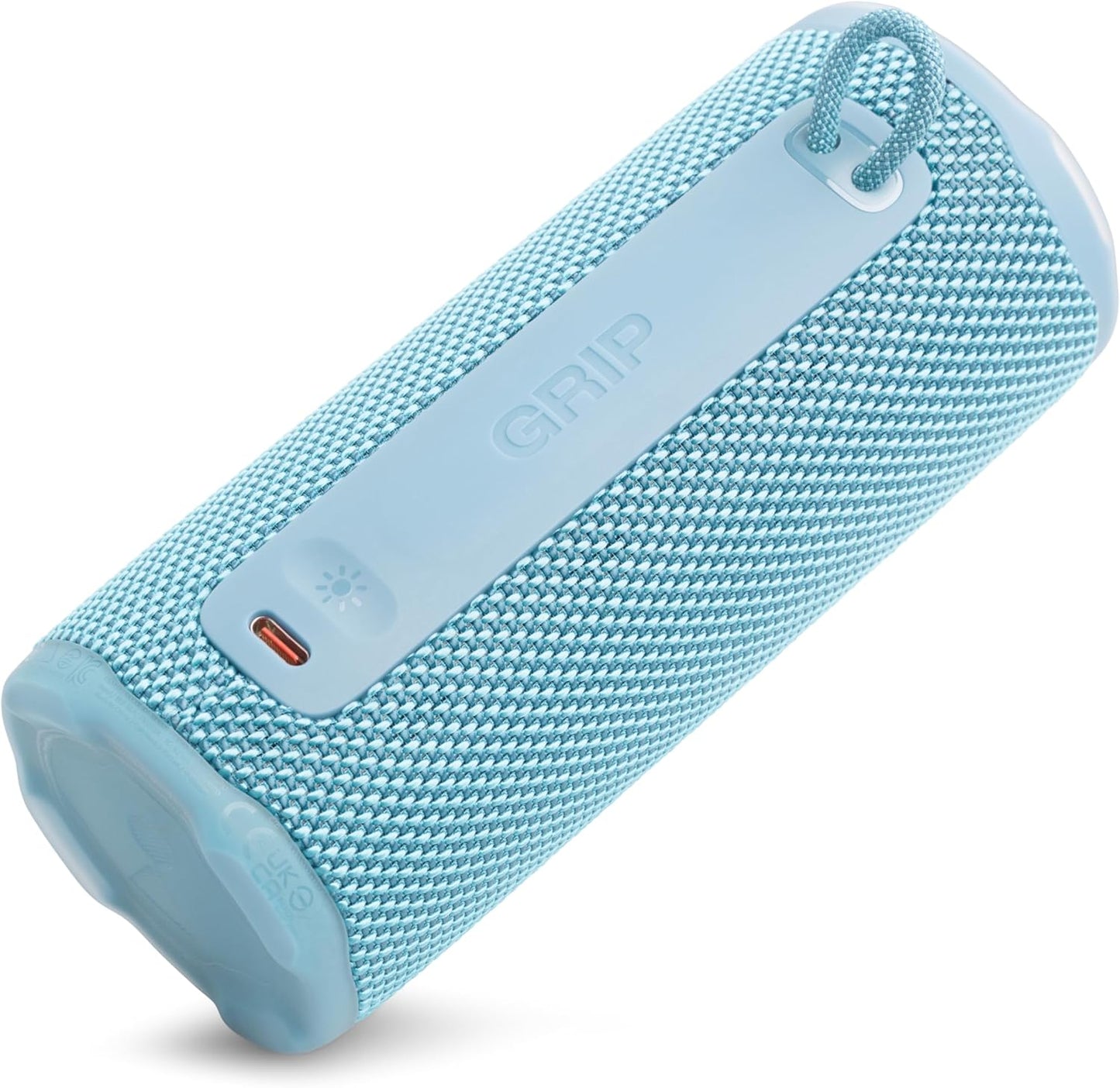 Grip - Compact Bluetooth Speaker with Bold Pro Sound and Ambient Light, up to 14 Hours of Playtime, Water, Dust and Drop-Proof (IP68), & Multi-Speaker Connection with Auracast™ (Pink)