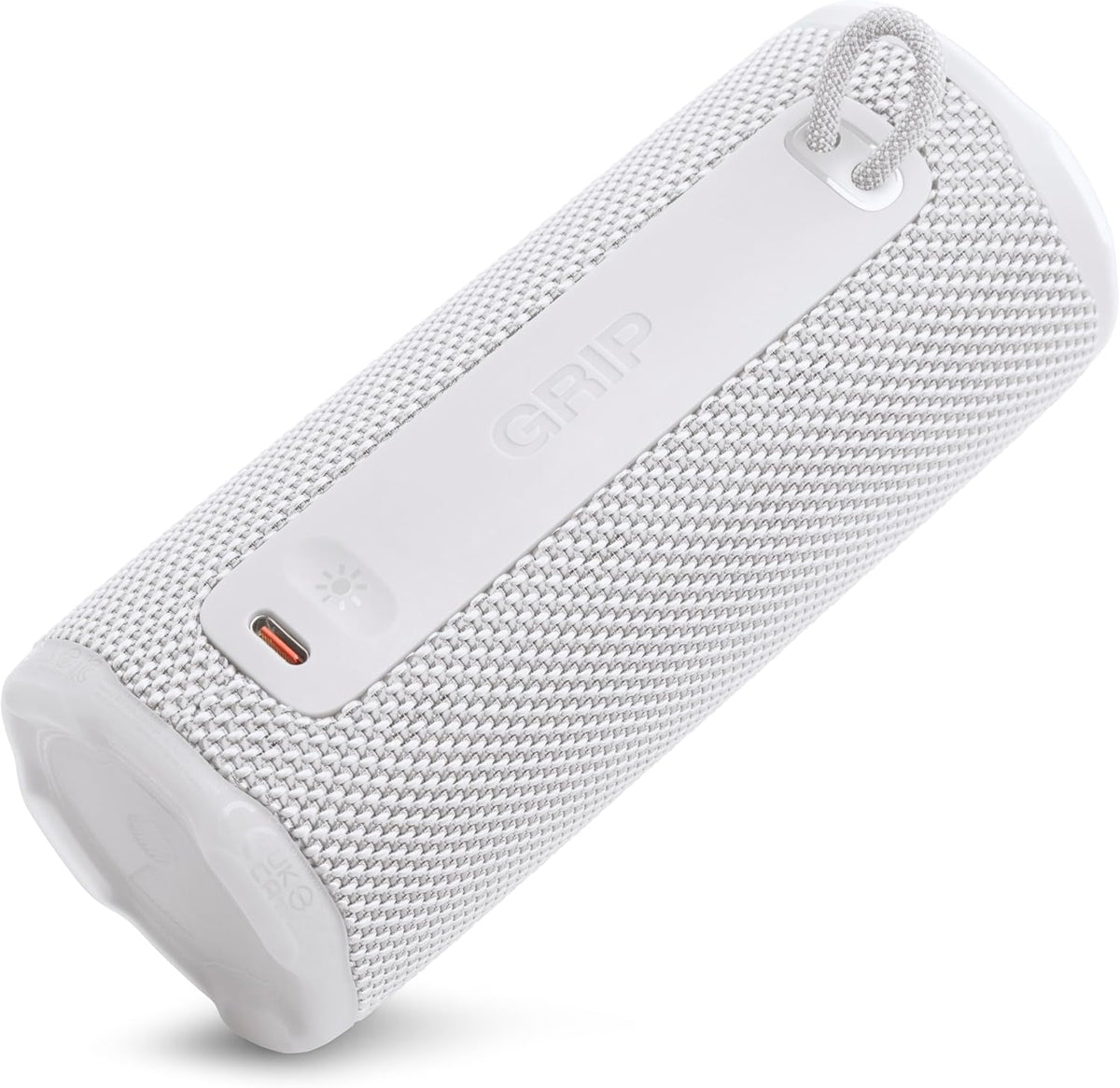 Grip - Compact Bluetooth Speaker with Bold Pro Sound and Ambient Light, up to 14 Hours of Playtime, Water, Dust and Drop-Proof (IP68), & Multi-Speaker Connection with Auracast™ (Pink)