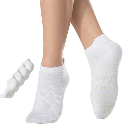CoolMate Pilates Socks with Grips for Women, Non Slip Yoga Socks - Colors A