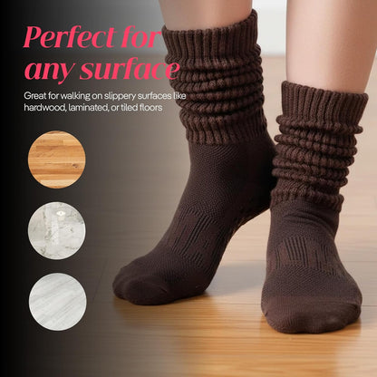 CoolMate Pilates Socks with Grips for Women, Non Slip Yoga Socks - Colors A