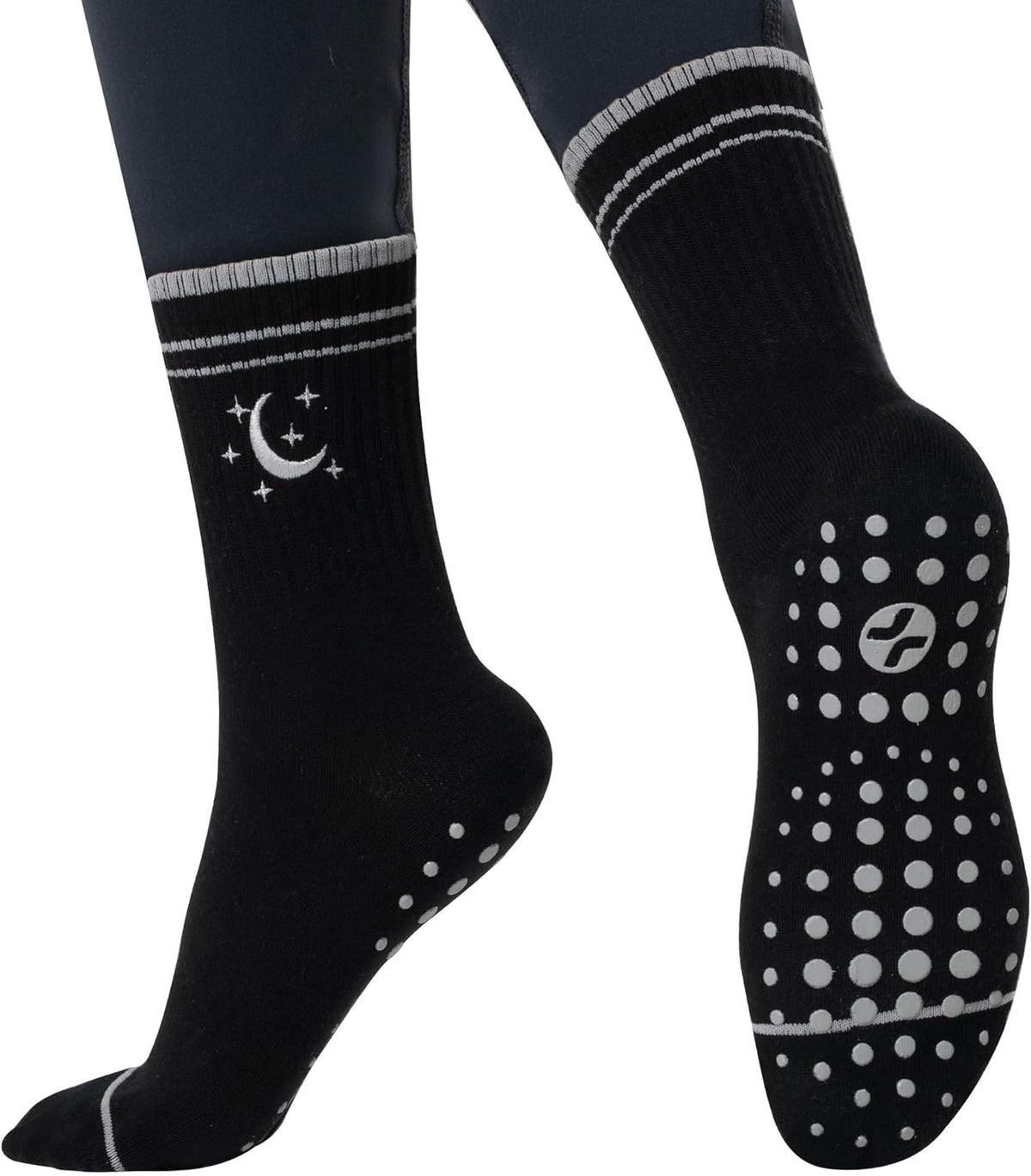 CoolMate Pilates Socks with Grips for Women, Non Slip Yoga Socks - Colors A