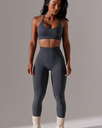 Sports Bras for Women,Sexy Crisscross Back Seamless Supportive Sports Bra Medium Support with Removable Pads