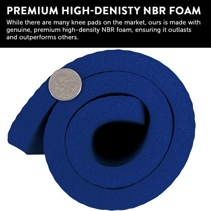 Yoga Knee Pad Cushion for Knees, Elbows, Wrists, Extra-Thick, 15mm Thick, 24x10 Inches, Designed for Durable Comfort During Exercise