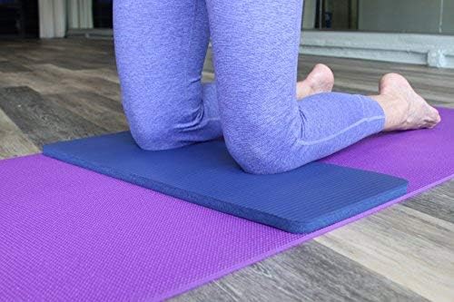 Yoga Knee Pad Cushion for Knees, Elbows, Wrists, Extra-Thick, 15mm Thick, 24x10 Inches, Designed for Durable Comfort During Exercise