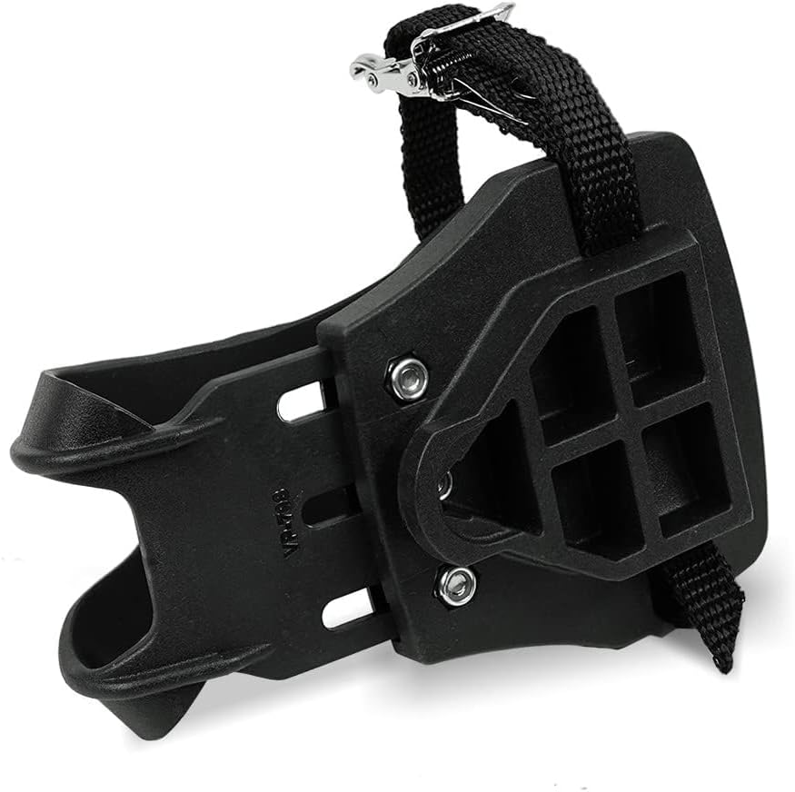 Bike Pedals Shimano SPD/Look Delta Compatible 9/16'' with Toe Clips - Peloton Pedals for Regular Shoes - Toe Cages for Peloton Bike - Exercise Bike Pedals - Universal Fit Bicycle Pedal