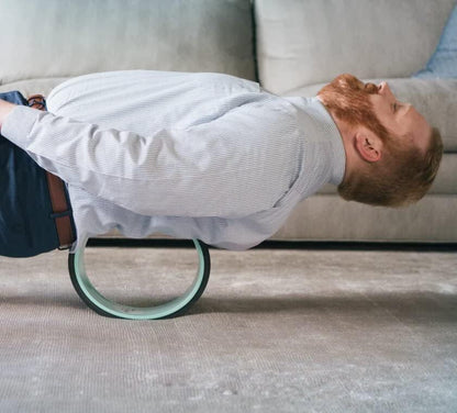 Wheel XL Back Massage Roller, Wider Back Stretcher, 500 lbs
