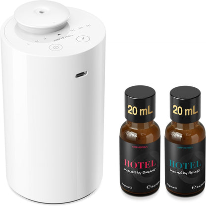 AN6 Waterless Diffuser for Essential Oil for Home, Room, Black