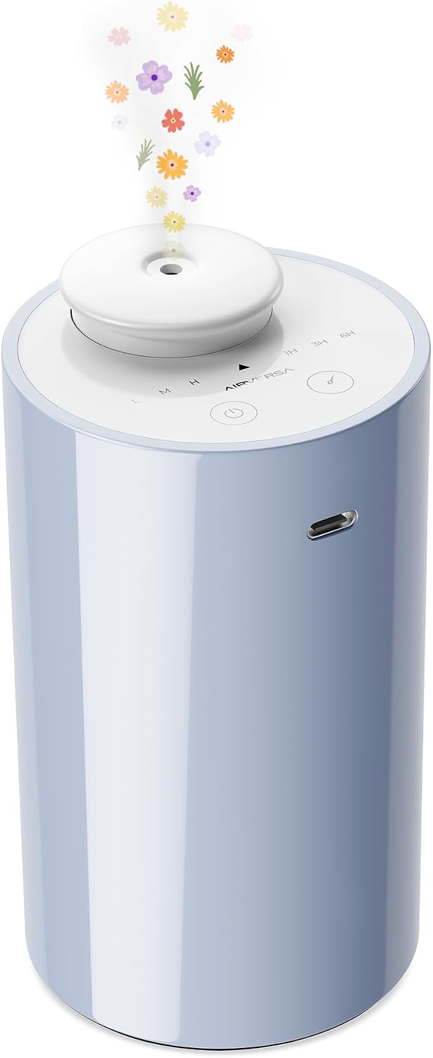 AN6 Waterless Diffuser for Essential Oil for Home, Room, Black